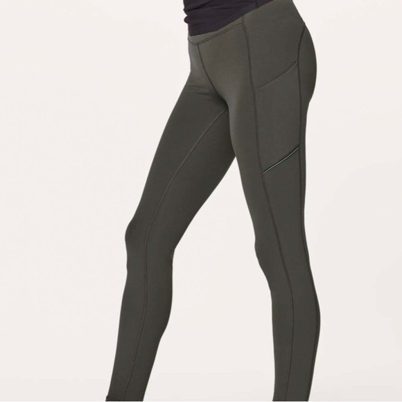 Lululemon Speed Up Tight 28” in Dark Olive - Picture 1 of 4